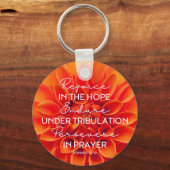 JW Sleutelhanger -Verheug je en volhard Romeinen 1 (Achterkant)