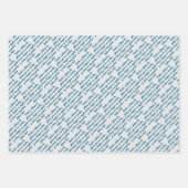 JW Spaans 2025 jaarlijkse tekst cadeau wrap papier Inpakpapier Vel (Voorkant 2)