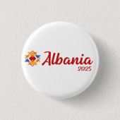 JW Special Convention Gift - Albania 2025 Ronde Button 3,2 Cm (Voorkant)