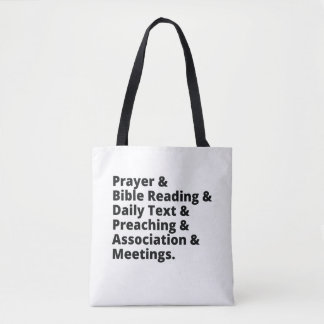 JW Spiritueel Life Essentials Tote Bag