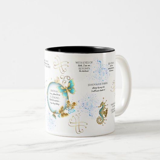 JW Spirituele Affirmaties Koffie Mok (Voorkant rechts)