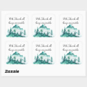 JW Sticker, Matteüs 19:26 | JW Gift Vierkante Sticker (Vel)