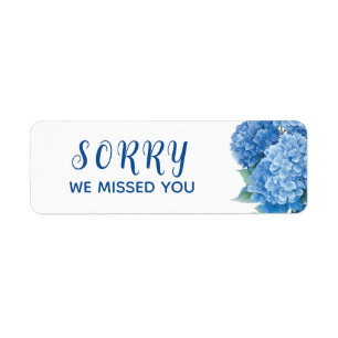 JW Stickers, sorry dat we je gemist hebben, minist Etiket