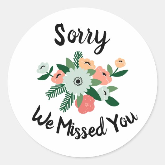 JW stickers Sorry dat we je ministerieel aanbod he (Voorkant)