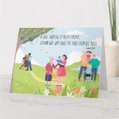 JW Sympathie JW condoleances Isaiah 25:8 kaart (Voorkant)