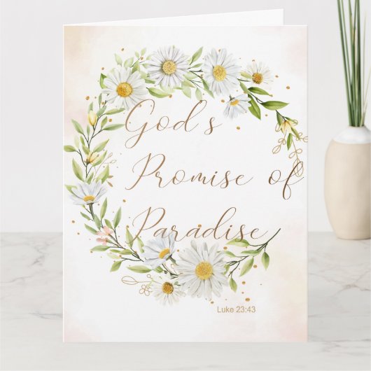  JW Sympathie JW Uitvaart Lukas 23:43  Kaart (Voorkant)