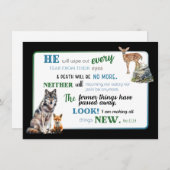 JW Sympathiekaart voor Broeders - Openbaring 21:3, Bedankkaart (Voorkant / Achterkant)