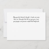 JW Sympathy Card -Berkenbomen -Isa 40:29 (Achterkant)