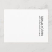 JW Sympathy Card Briefkaart (Achterkant)