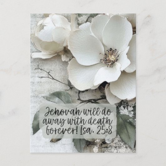 JW Sympathy Card Briefkaart (Voorkant)