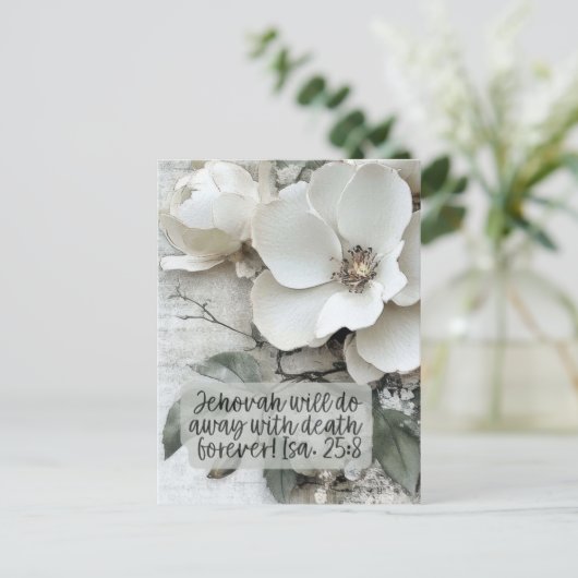 JW Sympathy Card Briefkaart (Staand voorkant)