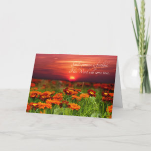 JW Sympathy Card - Het eeuwige leven is beloofd Bedankkaart