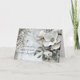 JW Sympathy Card - Jehovah's grenzeloze herinnerin Bedankkaart