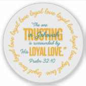 JW The One Trusting In Jehovah Ps. 32:10 Sticker (Voorkant)