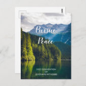 JW-verdrag 2022 - Meer van bergen Briefkaart (Voorkant / Achterkant)