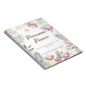 JW-verdrag 2022 - Notitieboek van bloemen (Rechterzijde)