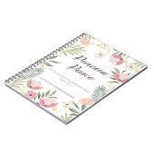 JW-verdrag 2022 - Notitieboek van bloemen (Linkerzijde)