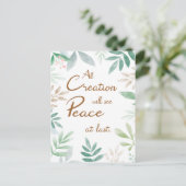 JW-Verdrag van 2022 - Eindelijk vrede Briefkaart (Staand voorkant)