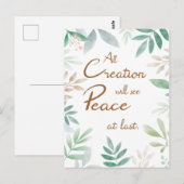 JW-Verdrag van 2022 - Eindelijk vrede Briefkaart (Voorkant / Achterkant)