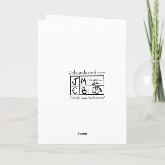 JW Vriendschap Groet Kaart (Achterkant)