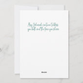 JW Waterverf vuurtoren Happy Jubileum Kaart (Achterkant)