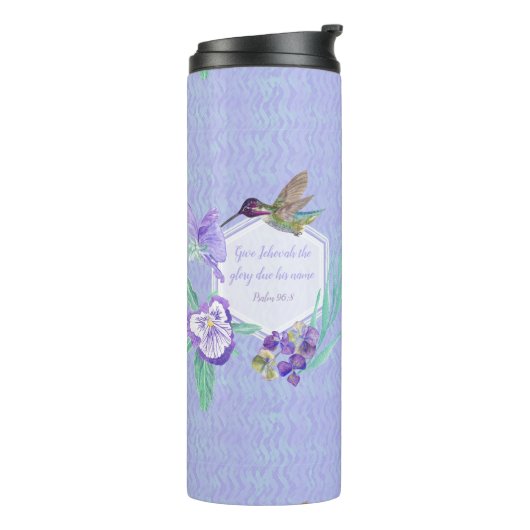 JW year customizable text Thermosbeker (Gedraaid links)