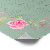 JW year text calendar customizable Poster (Hoek)