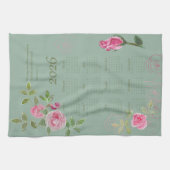 JW year text customize with calendar Theedoek (Horizontaal)