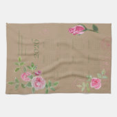 JW year text customize with calendar Theedoek (Horizontaal)