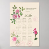 JW year text Matthew 5:3 calendar customizable Poster (Voorkant)