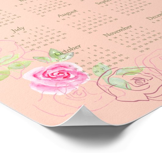 JW year text Matthew calendar customizable Poster (Hoek)