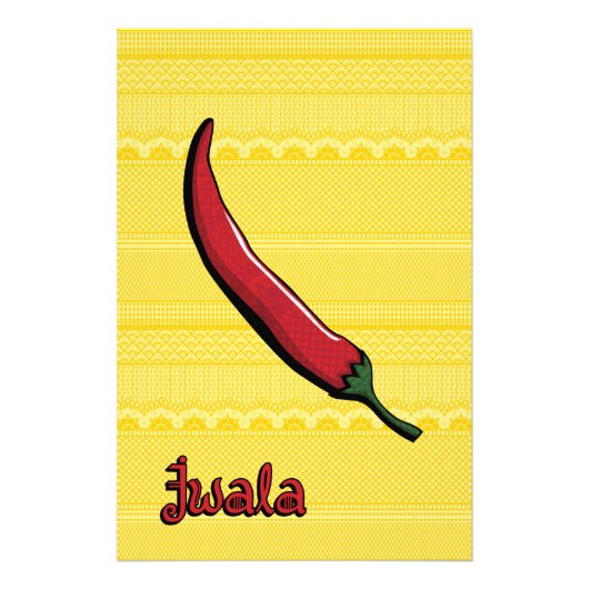 Jwala Chili Peper Kunstprint Foto Afdruk (Voorkant)