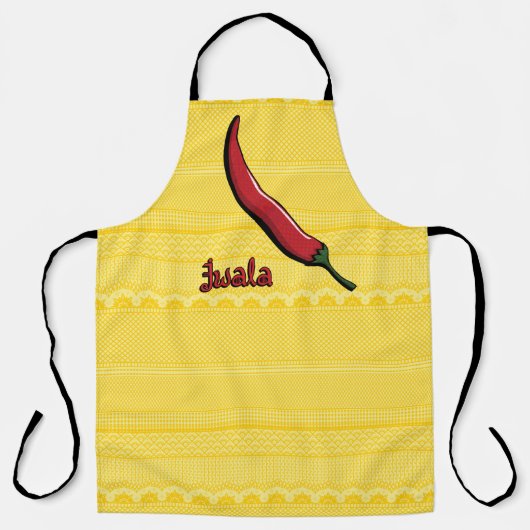 Jwala Chili Pepper All-Over Print Schort (Voorkant)