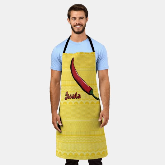 Jwala Chili Pepper All-Over Print Schort (Gedragen)