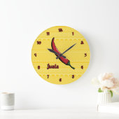 Jwala Chili Pepper Clock Grote Klok (Huis)