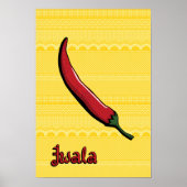 Jwala Chili Pepper Poster (Voorkant)
