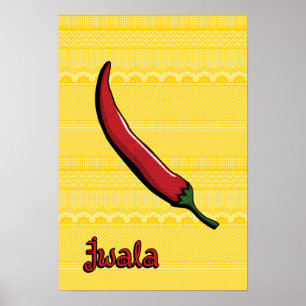 Jwala Chili Pepper Poster