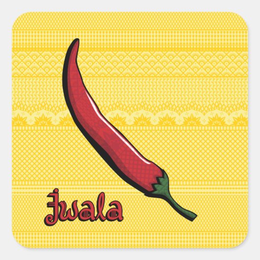 Jwala Chili Pepper Sticker (Voorkant)