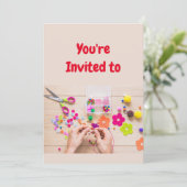 Jwelry Craft Birthday - uitnodiging (Staand voorkant)