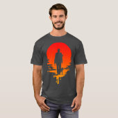 JWick en Dog Sunset cadeau T-shirt (Voorkant volledig)