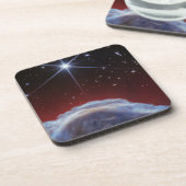 JWST Afbeelding van de Paardenkopnevel Bier Onderzetter (Linkerzijde)