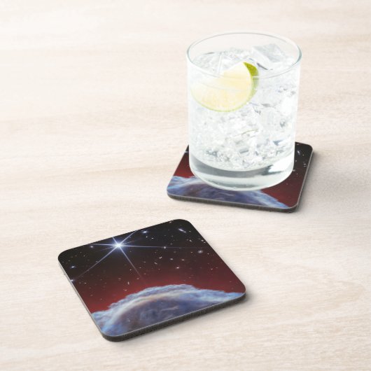 JWST Afbeelding van de Paardenkopnevel Bier Onderzetter (Rechterzijde)