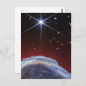 JWST Afbeelding van de Paardenkopnevel Briefkaart (Voorkant / Achterkant)