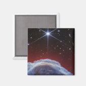 JWST Afbeelding van de Paardenkopnevel Magneet (Voorkant / Achterkant)