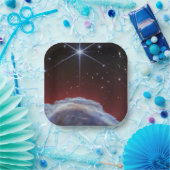 JWST Afbeelding van de Paardenkopnevel Papieren Bordje (Feest)