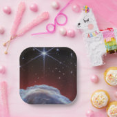 JWST Afbeelding van de Paardenkopnevel Papieren Bordje (Feest)