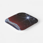 JWST Afbeelding van de Paardenkopnevel Papieren Bordje (Gebogen)