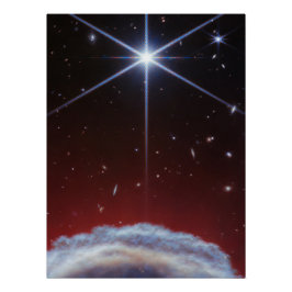 JWST Afbeelding van de Paardenkopnevel Perfect Poster