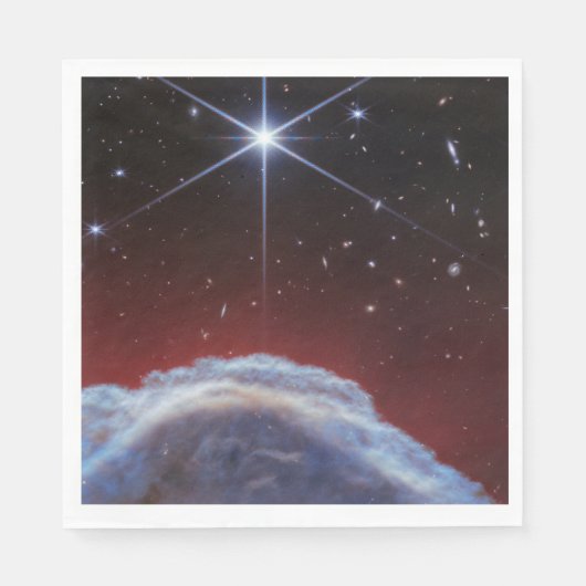 JWST Afbeelding van de Paardenkopnevel Servet (Voorkant)