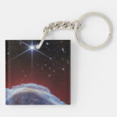 JWST Afbeelding van de Paardenkopnevel Sleutelhanger (Achterkant)